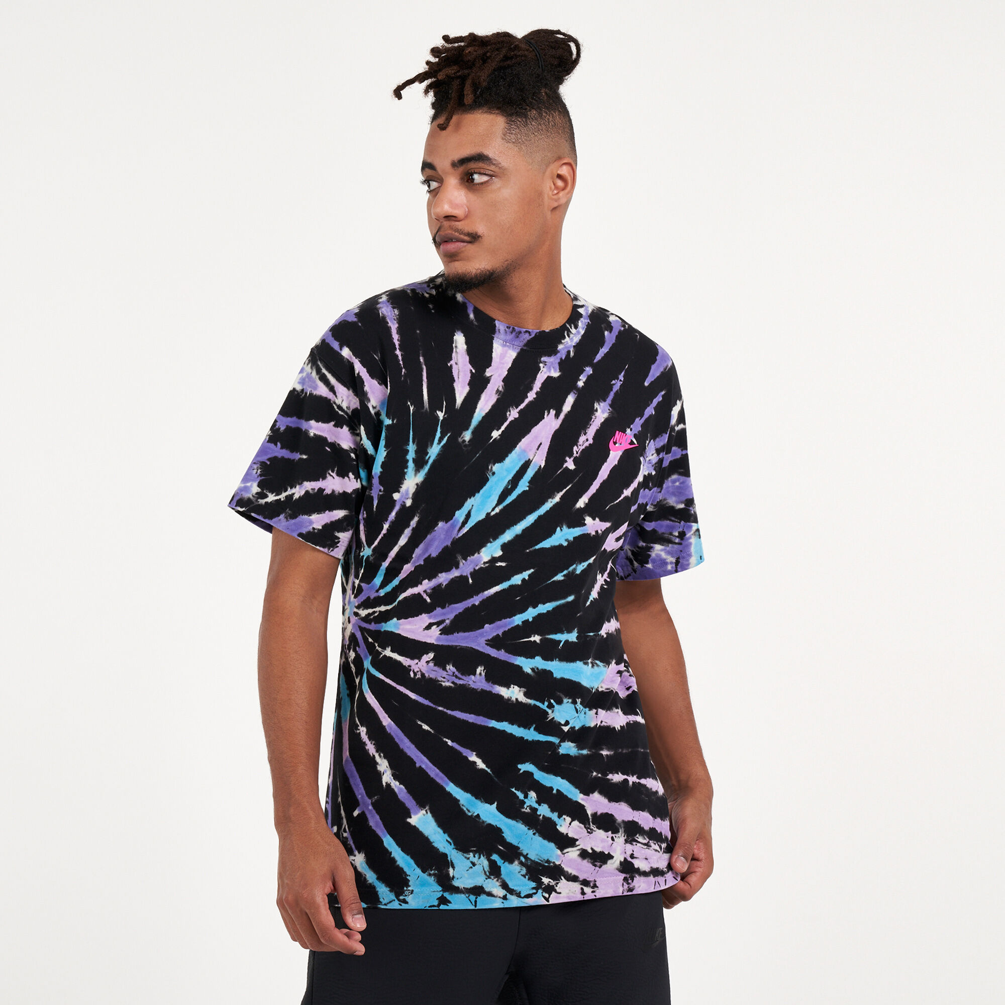 Men s Sportswear Tie Dye T Shirt Black Nike in Qatar SSS