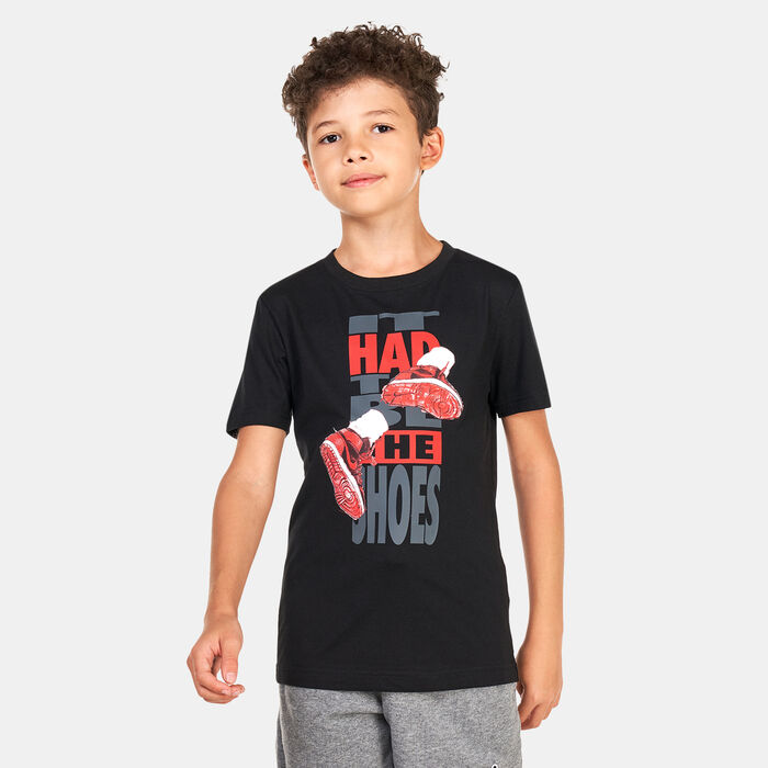 Jordan Kids' The Shoes T-Shirt Black image number 0
