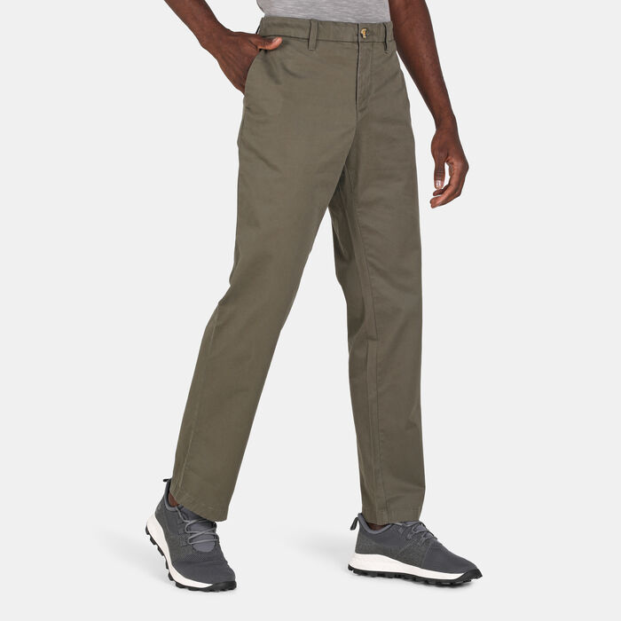 Timberland Men's Squam Lake Twill Chino Pants Green Timberland Men's Squam Lake Twill Chino Pants Green image number 0