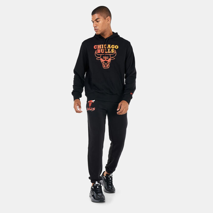 New Era Men's NBA Chicago Bulls Neon Fade Hoodie Black image number 2