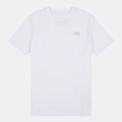 New Balance Kids' Small Logo Zip Hoodie White