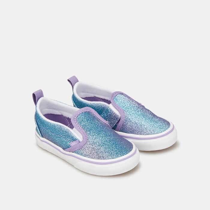 Vans Kids’ Ombre Glitter Slip-On V Unisex Shoe (Baby and Toddler) Multi Vans Kids’ Ombre Glitter Slip-On V Unisex Shoe (Baby and Toddler) Multi image number 1