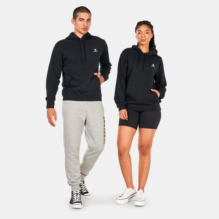 Converse Go-To Embroidered Star Chevron Pullover Hoodie Black Converse Go-To Embroidered Star Chevron Pullover Hoodie Black image number 2