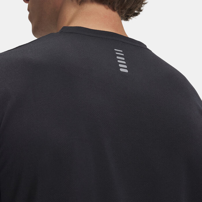 Under Armour Men's Launch Camo Running T-Shirt Black image number 2