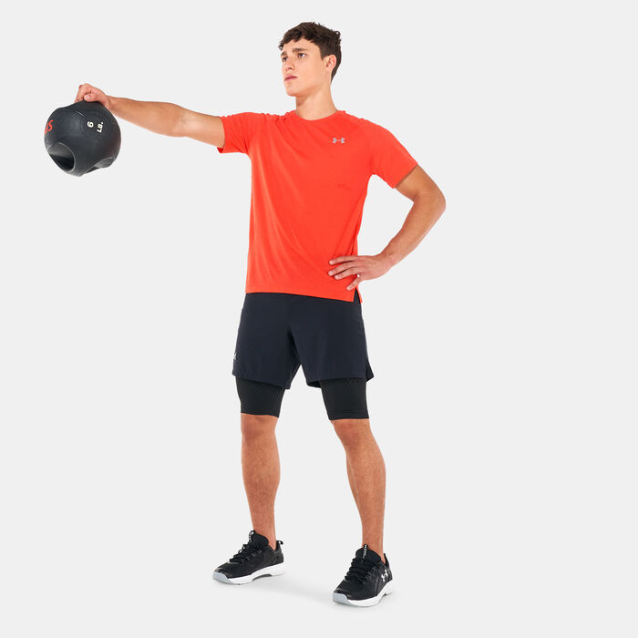 Under Armour Men's Streaker Run T-Shirt Red Under Armour Men's Streaker Run T-Shirt Red image number 2