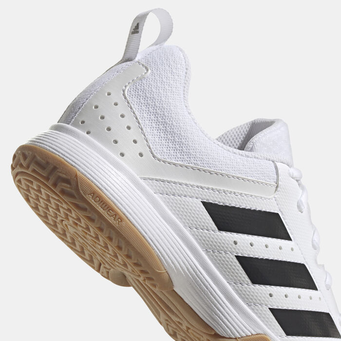 adidas Kids' Ligra 7 Indoor Court Shoes White adidas Kids' Ligra 7 Indoor Court Shoes White image number 4