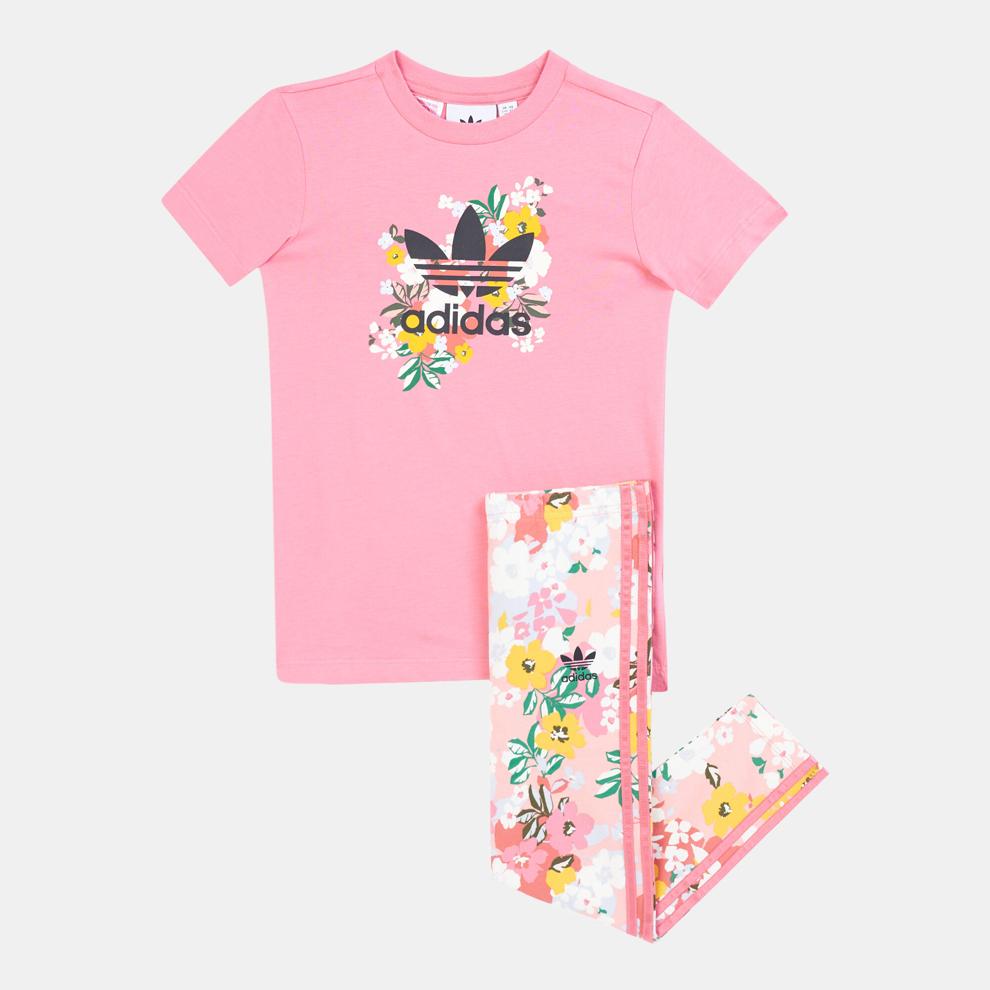 Adidas leggings and t shirt set outlet