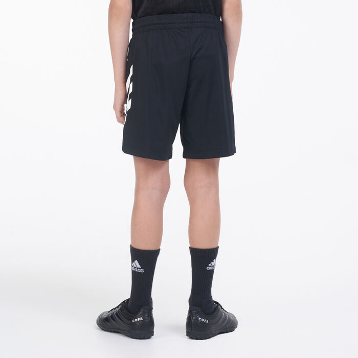 adidas Kids' Salah Football-Inspired Shorts Black adidas Kids' Salah Football-Inspired Shorts Black image number 1