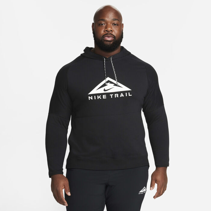 Nike Men's Trail Magic Hour Dri-FIT Running Hoodie Black Nike Men's Trail Magic Hour Dri-FIT Running Hoodie Black image number 6