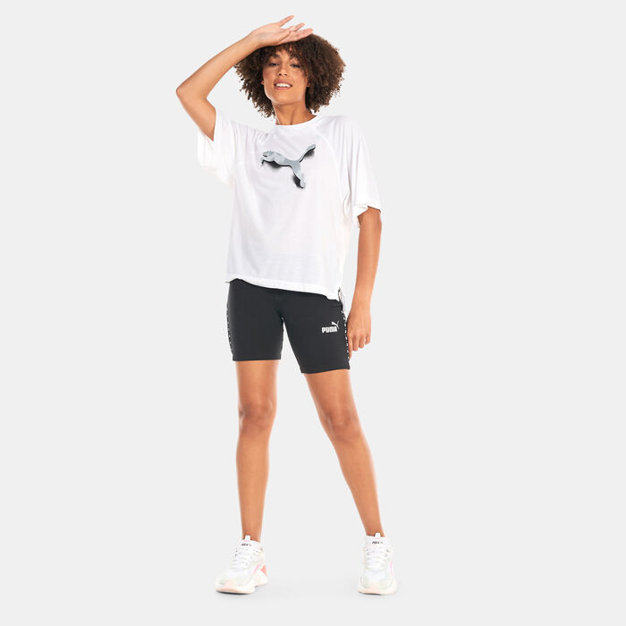 PUMA Women's Modern Sports Oversized T-Shirt White PUMA Women's Modern Sports Oversized T-Shirt White image number 2