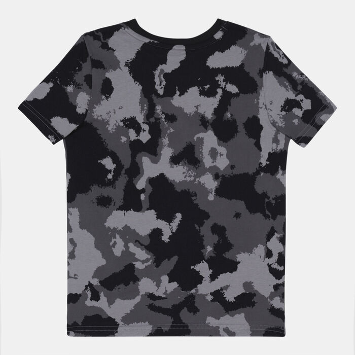 PUMA Kids' Alpha Graphic T-Shirt Black PUMA Kids' Alpha Graphic T-Shirt Black image number 1