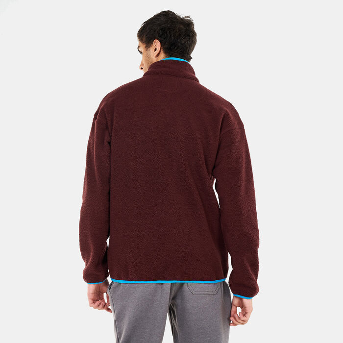 Columbia Men's Helvetia™ Half Snap Fleece Sweatshirt Purple Columbia Men's Helvetia™ Half Snap Fleece Sweatshirt Purple image number 1