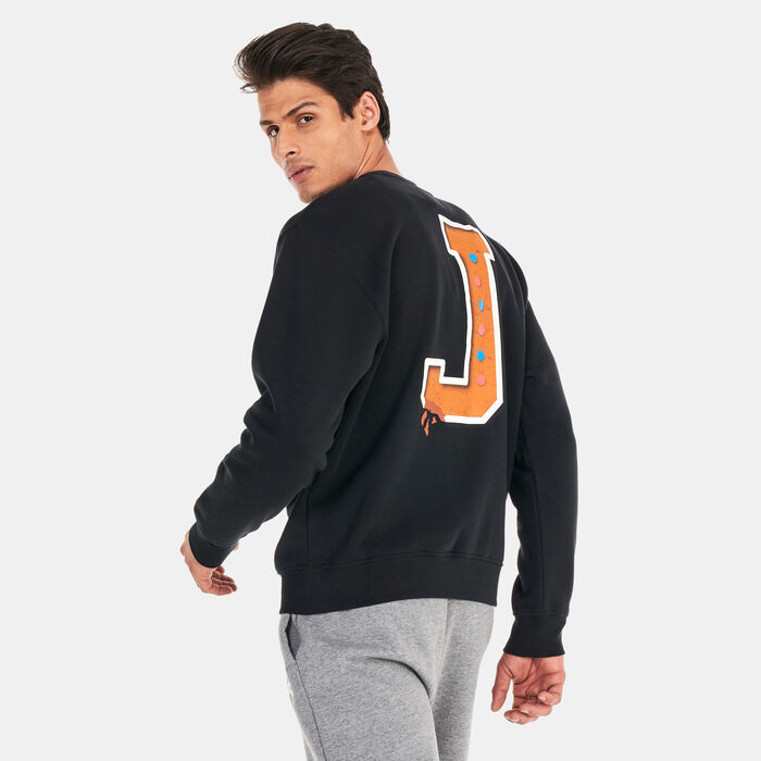 Jordan Men's Gingerbread Man Fleece Sweatshirt Black Jordan Men's Gingerbread Man Fleece Sweatshirt Black image number 1