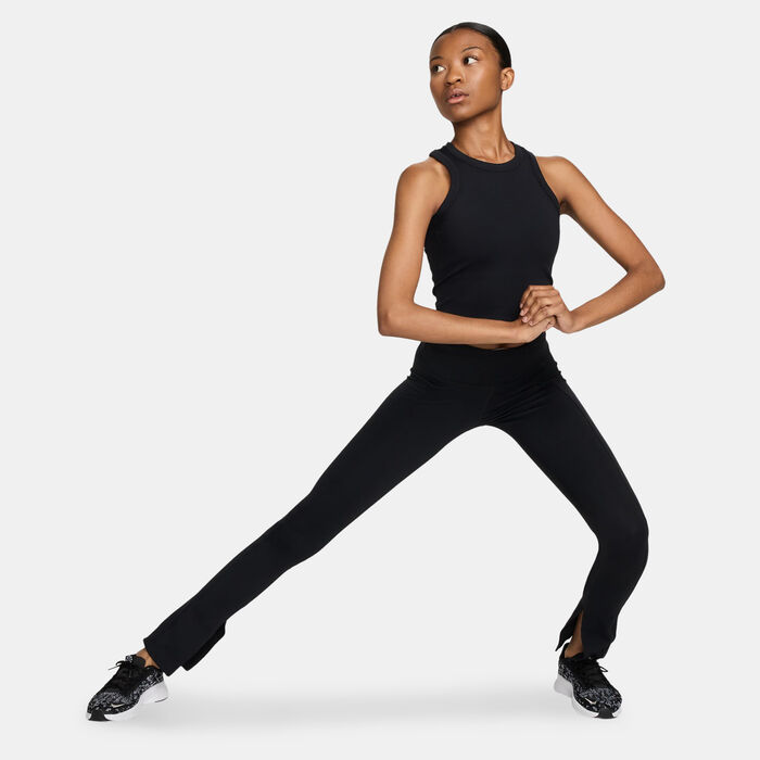 Nike Women's One Dri-FIT Training Crop Top Black image number 2