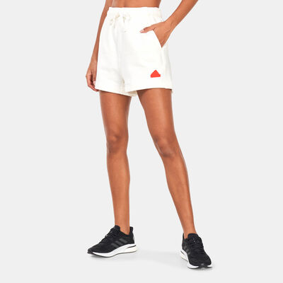 adidas Women's Sweat Shorts Beige