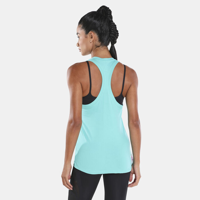 Nike Women's Dri-FIT Icon Clash Training Tank Top Green Nike Women's Dri-FIT Icon Clash Training Tank Top Green image number 1