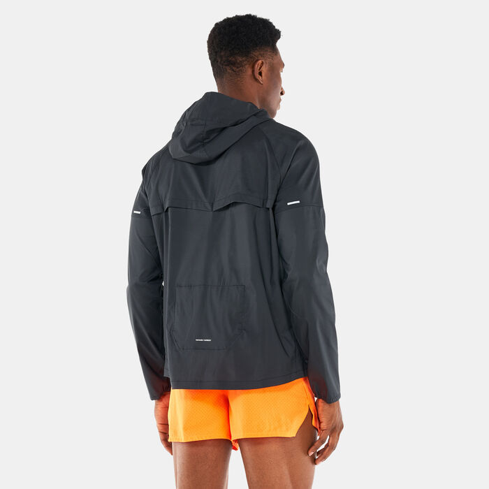 Nike Men's Windrunner Running Jacket Black Nike Men's Windrunner Running Jacket Black image number 1