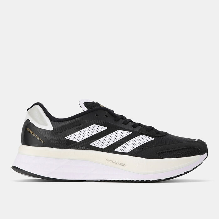 adidas Men's Adizero Boston 10 Shoe Black adidas Men's Adizero Boston 10 Shoe Black image number 0