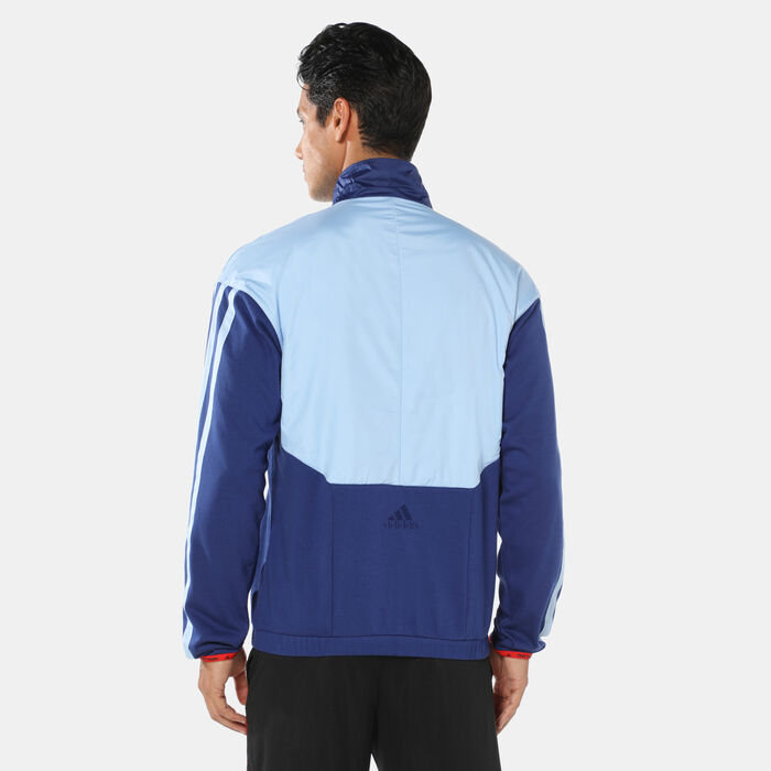 adidas Men's Ice Trae Pullover Sweatshirt Blue image number 1