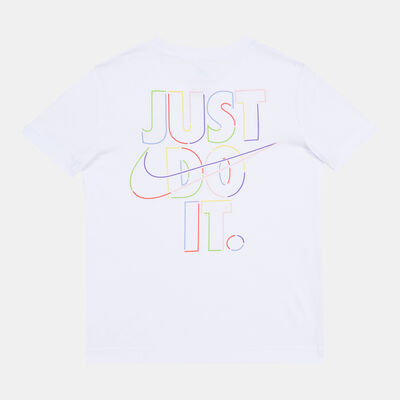 Nike Kids' Club HBR Core T-Shirt White
