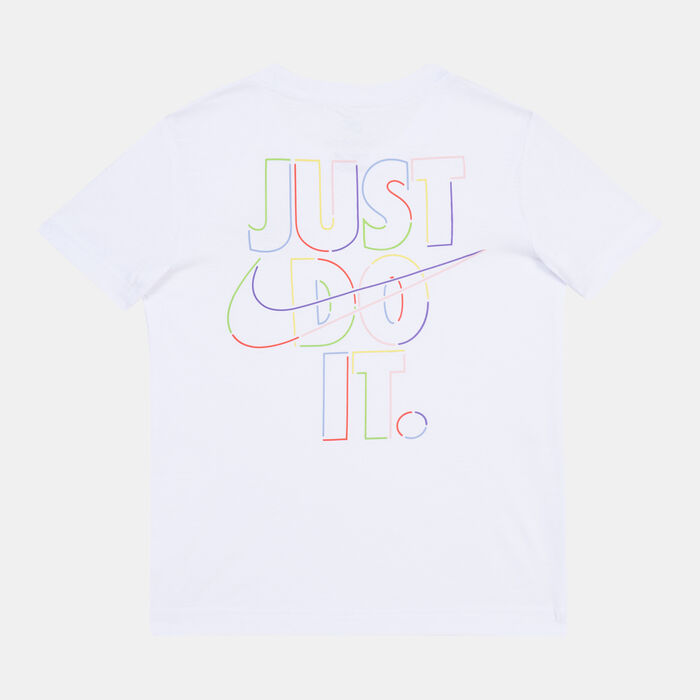 Nike Kids' Club HBR Core T-Shirt White image number 1