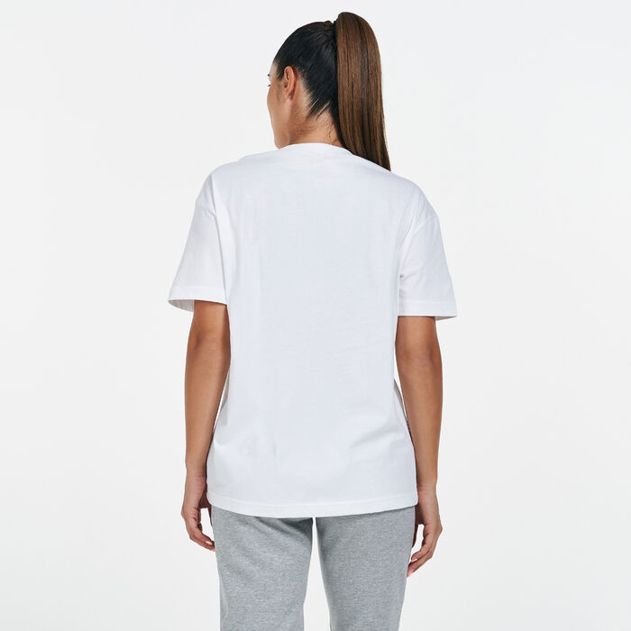 Nike Women's Sportswear Boyfriend Love T-Shirt White Nike Women's Sportswear Boyfriend Love T-Shirt White image number 1