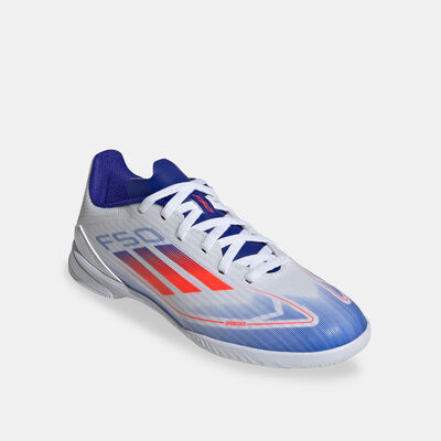 adidas Kids' F50 League Indoor Court Football Shoes White adidas Kids' F50 League Indoor Court Football Shoes White