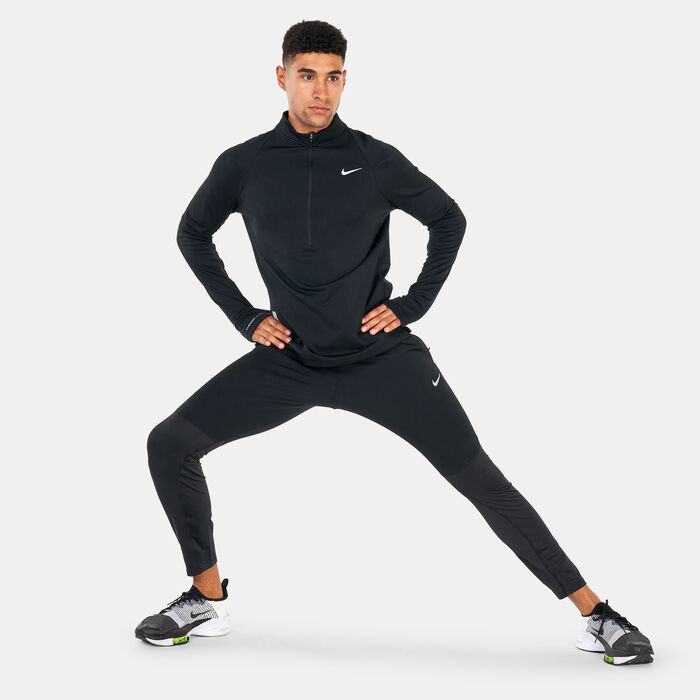 Nike Men's Therma-FIT Run Division 1/2-Zip Running Top Black Nike Men's Therma-FIT Run Division 1/2-Zip Running Top Black image number 2