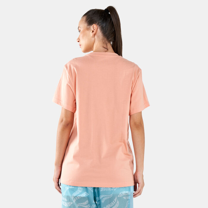 adidas Women's Brand Love Boyfriend T-Shirt Beige adidas Women's Brand Love Boyfriend T-Shirt Beige image number 1