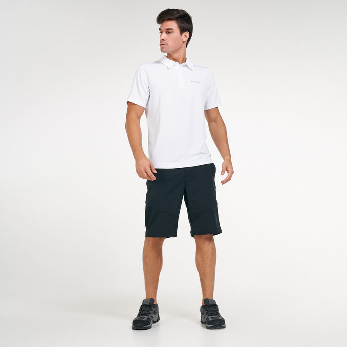 Columbia Men's Mist Trail™ Polo T-Shirt White Columbia Men's Mist Trail™ Polo T-Shirt White image number 2