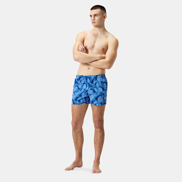 Speedo Men's Digital Printed Leisure Swimming Shorts Blue Speedo Men's Digital Printed Leisure Swimming Shorts Blue image number 2