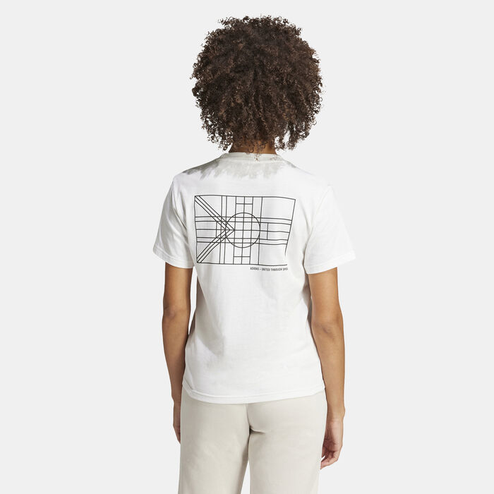 adidas Women's House of Tiro Nations Graphic T-Shirt White adidas Women's House of Tiro Nations Graphic T-Shirt White image number 1