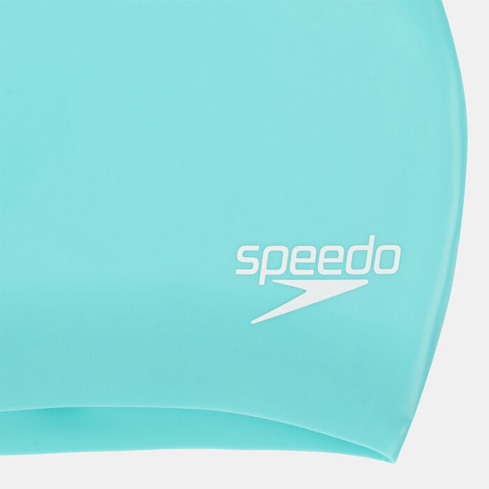 Speedo Long Hair Swimming Cap Green image number 2
