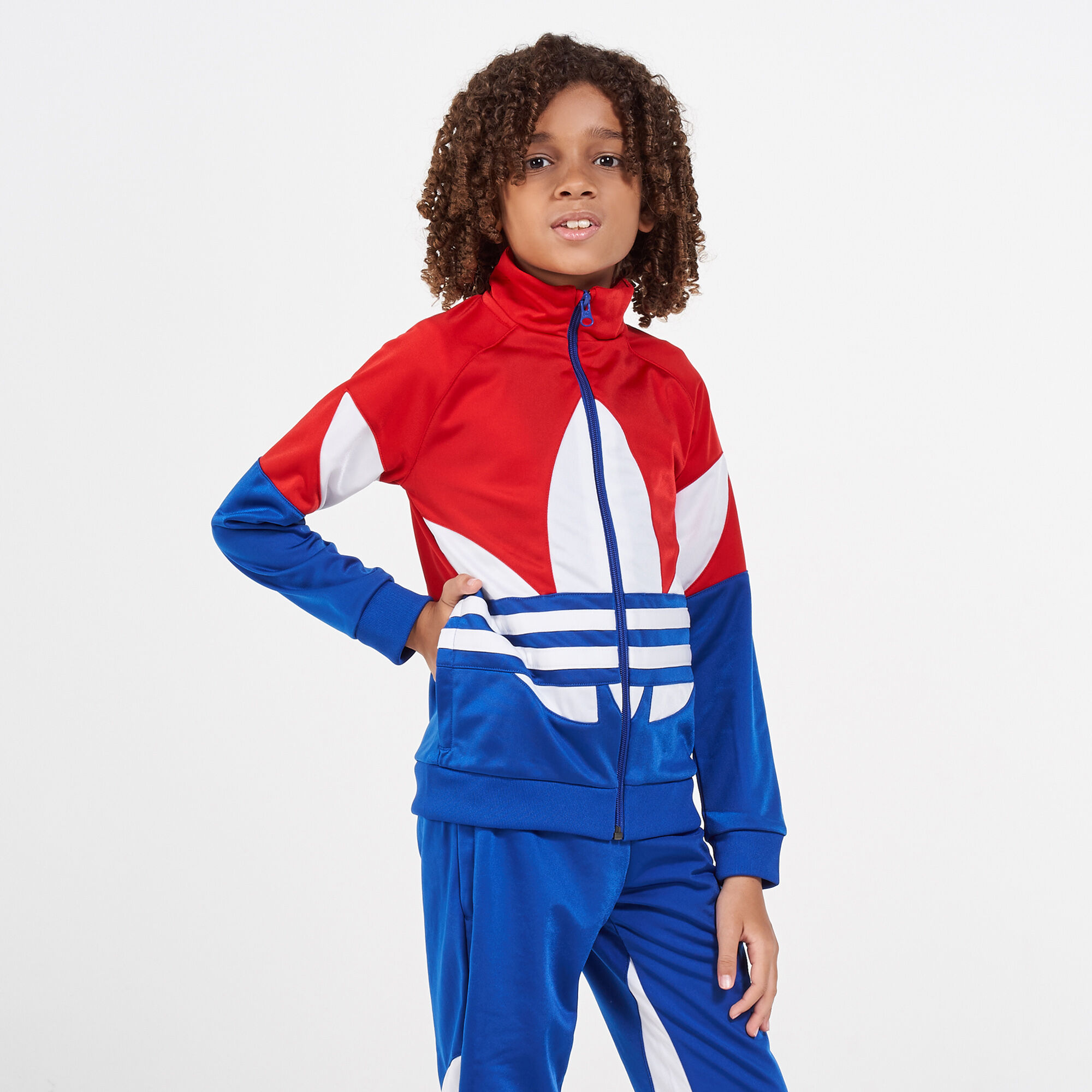 Kids Large Trefoil Track Jacket Older Kids