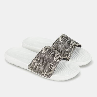 Nike Women's Victori One Printed Slide Black Nike Women's Victori One Printed Slide Black