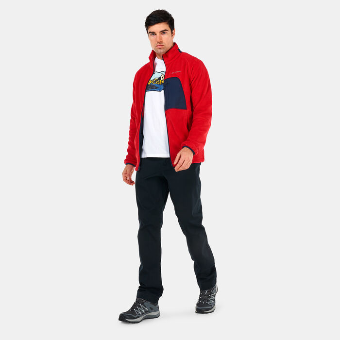 Columbia Men's Rapid Expedition™ Full Zip Fleece Jacket Red Columbia Men's Rapid Expedition™ Full Zip Fleece Jacket Red image number 2