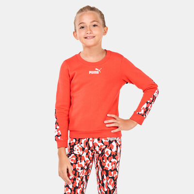 PUMA Kids' Alpha Crew Fleece Sweatshirt (Older Kids) Pink PUMA Kids' Alpha Crew Fleece Sweatshirt (Older Kids) Pink