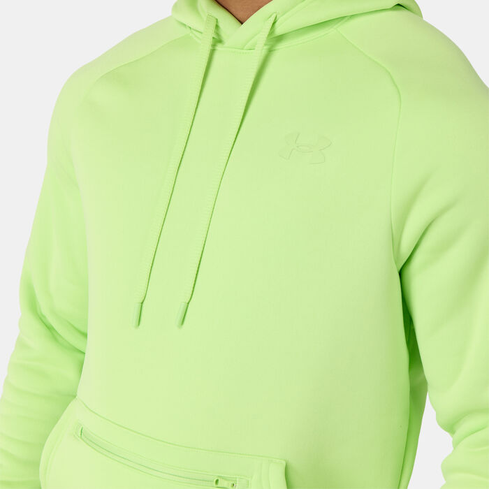 Under Armour Men's Armour Fleece Pro Kanga Hoodie Green Under Armour Men's Armour Fleece Pro Kanga Hoodie Green image number 3