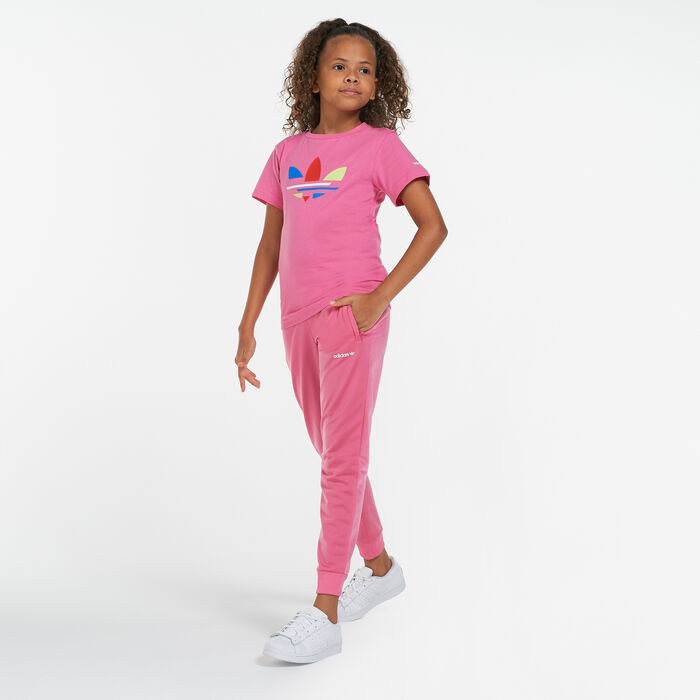 adidas Originals Kids’ Adicolor Track Pants Red adidas Originals Kids’ Adicolor Track Pants Red image number 2