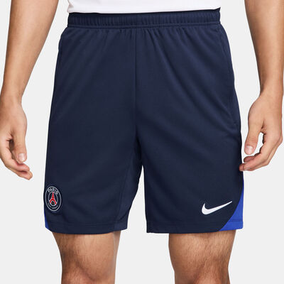 Nike Men's Paris Saint-Germain Strike Knit Shorts Blue