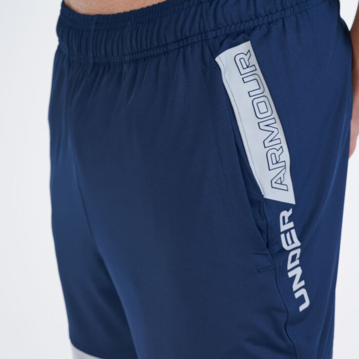 Under Armour Men's Train Stretch 7-inch Wordmark Shorts Blue image number 3