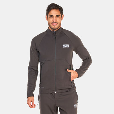 EA7 Emporio Armani Men's Graphic Vigor7 Full-Zip Jacket Black EA7 Emporio Armani Men's Graphic Vigor7 Full-Zip Jacket Black