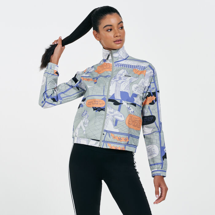 adidas Originals Women's R.Y.V. Track Jacket Green image number 0