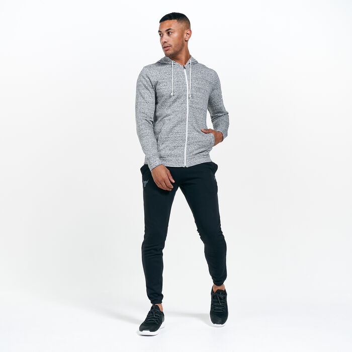 Under Armour Men's Rival Terry Full-Zip Hoodie White image number 2