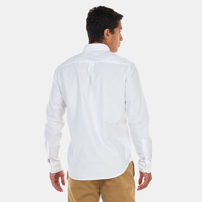 Timberland Men's Oxford Long-Sleeve Shirt White Timberland Men's Oxford Long-Sleeve Shirt White