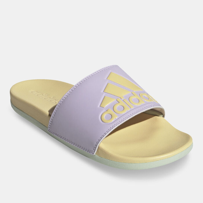 adidas Women's Adilette Comfort Slides Purple adidas Women's Adilette Comfort Slides Purple image number 0