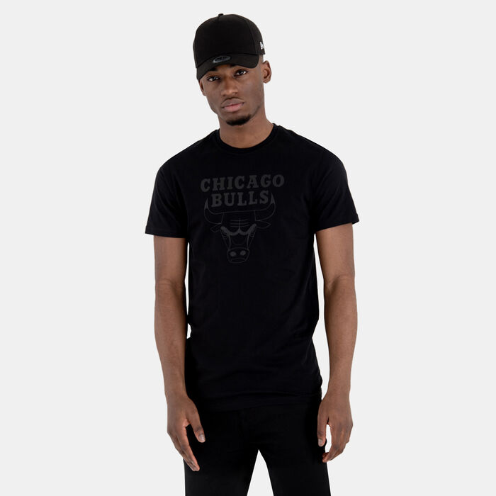 New Era Men's NBA Chicago Bulls T-Shirt Black image number 0