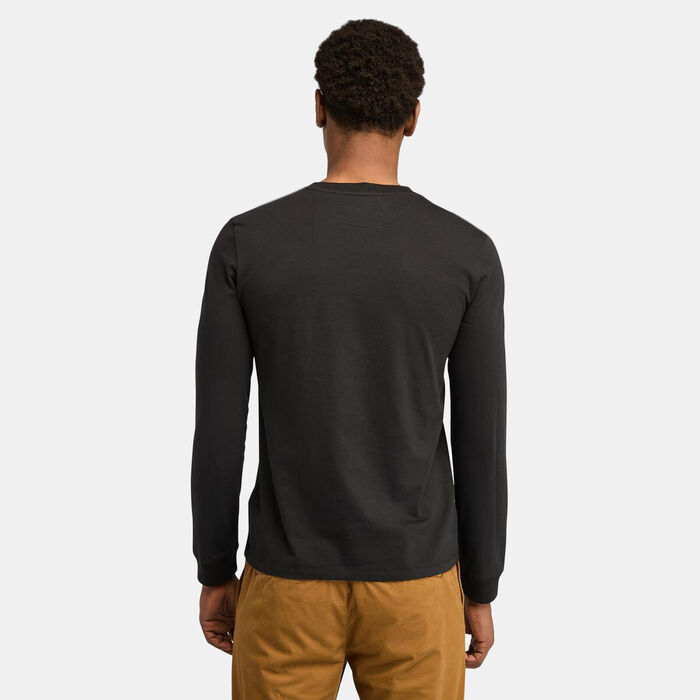 Timberland Men's Dunstan River Long Sleeve T-Shirt Black image number 1