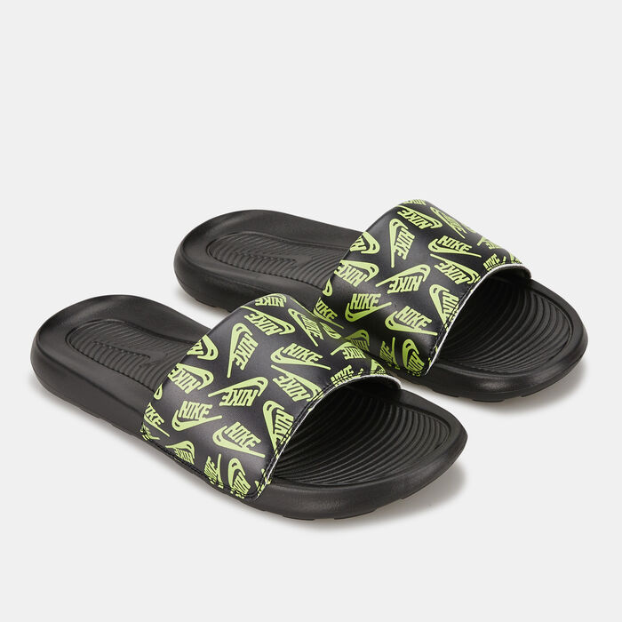 Nike Men's Victori One Printed Slides Black Nike Men's Victori One Printed Slides Black image number 0