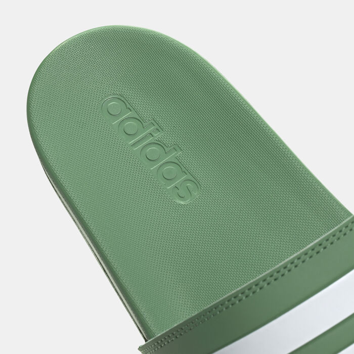 adidas Adilette Comfort Slides Green adidas Adilette Comfort Slides Green image number 4